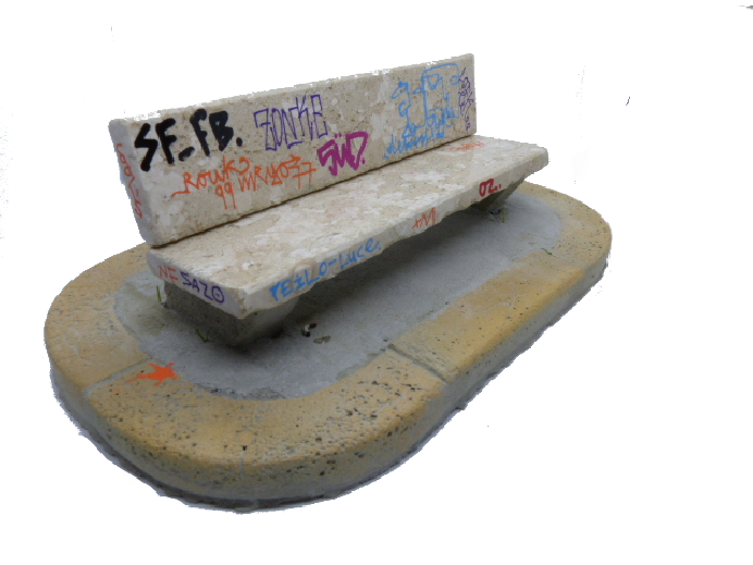 Miature bench withe